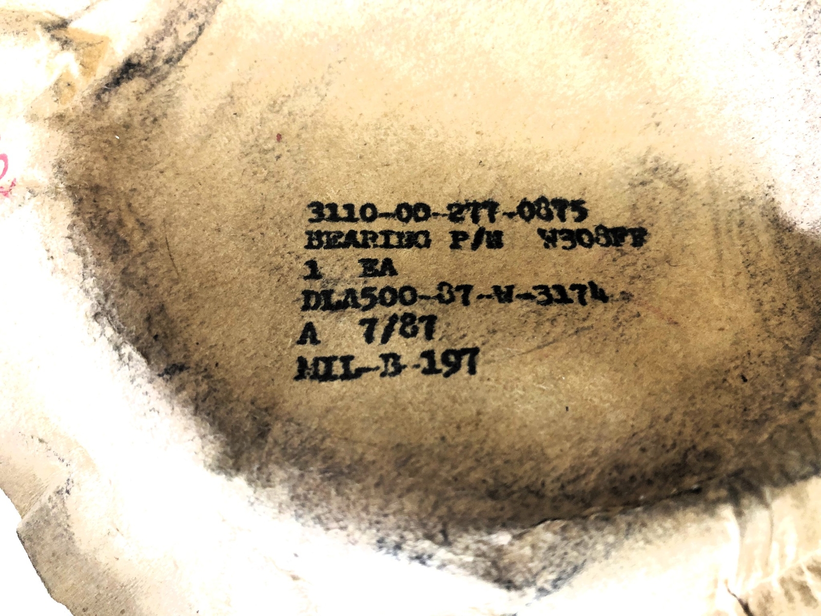 BCA Ball Bearing DD W380FF (W308) NOS