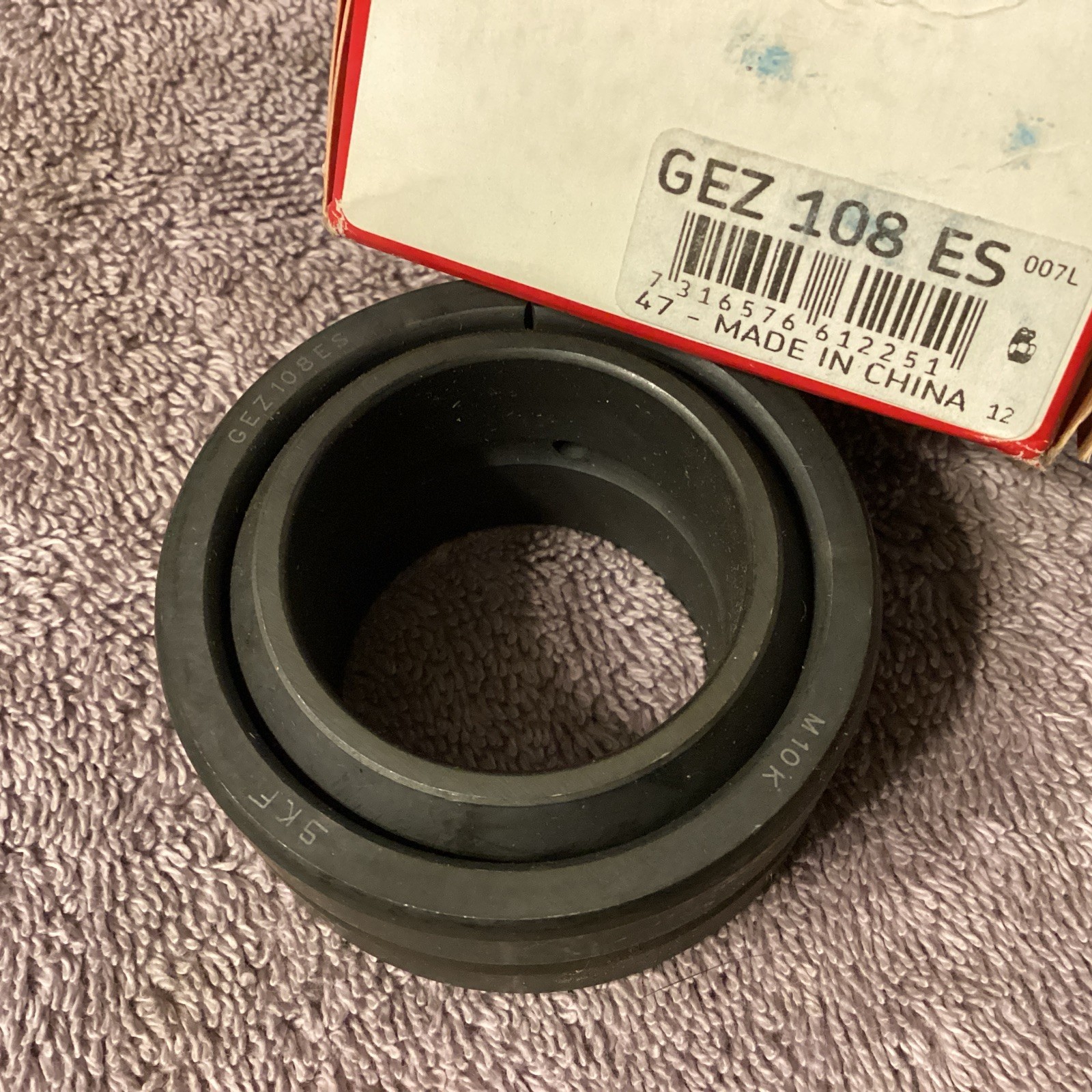 SKF—GEZ 108 ES….SPHERICAL PLAIN BEARING…NEW