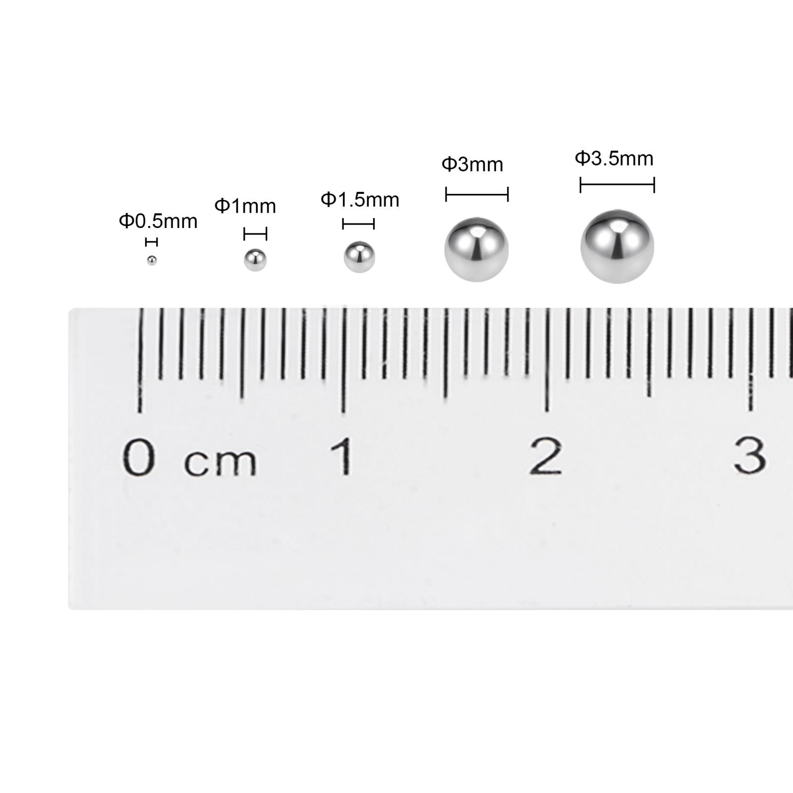 500pcs 3mm Bearing Balls 304 Stainless Steel G100 Precision Balls