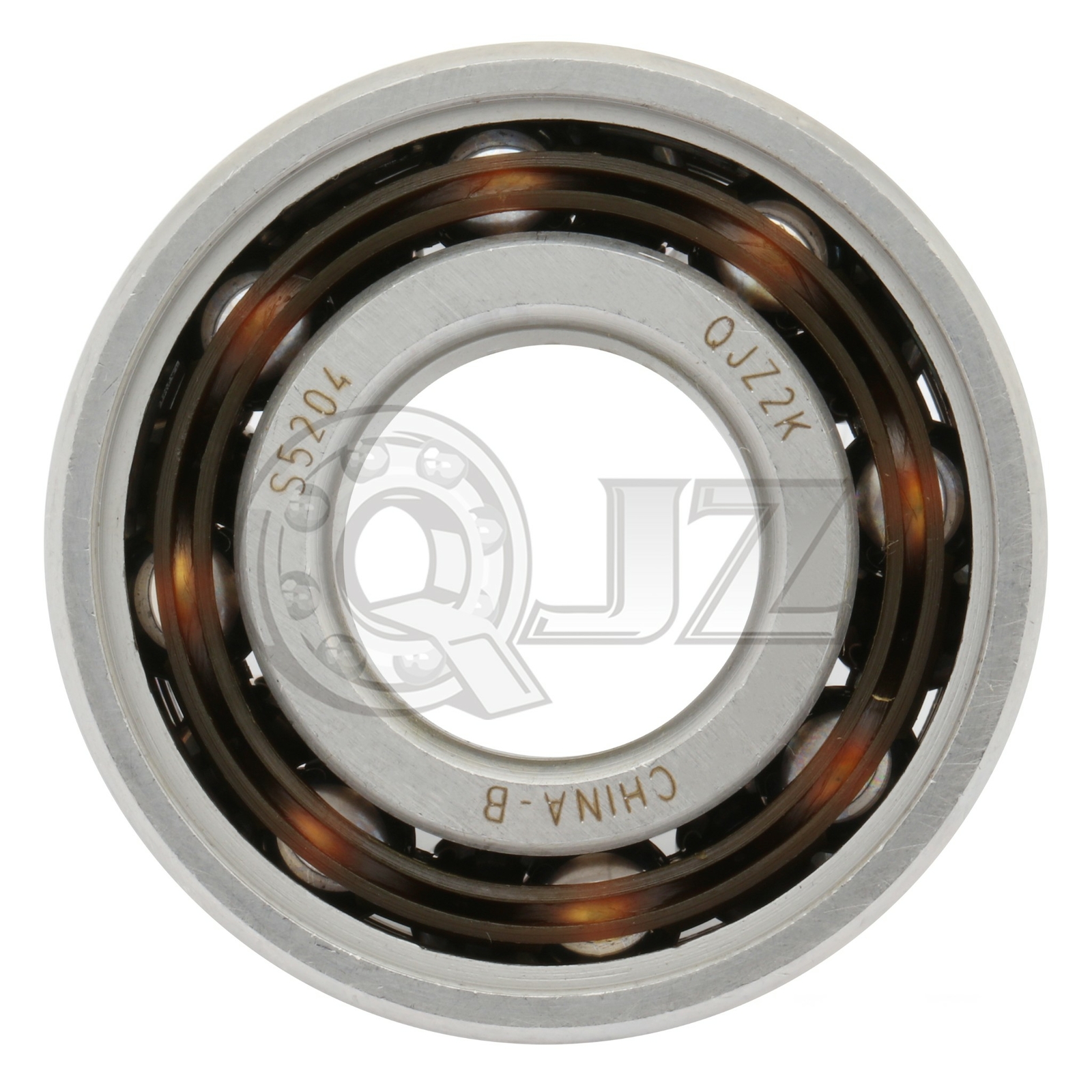 [1-Pack] SS5204-OPEN Ball Bearing 20 mm x 47 mm x 20.6 mm Open Stainless Steel