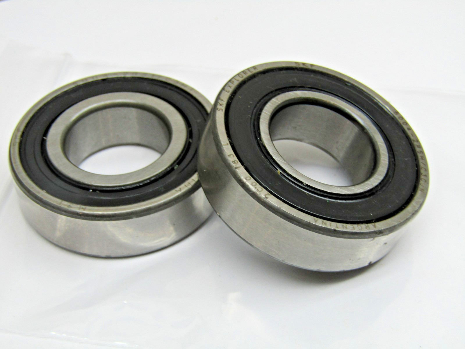 (Lot of 2) SKF 6004-2RS C3 20 mm X 42 mm X 12 mm Sealed Bearing