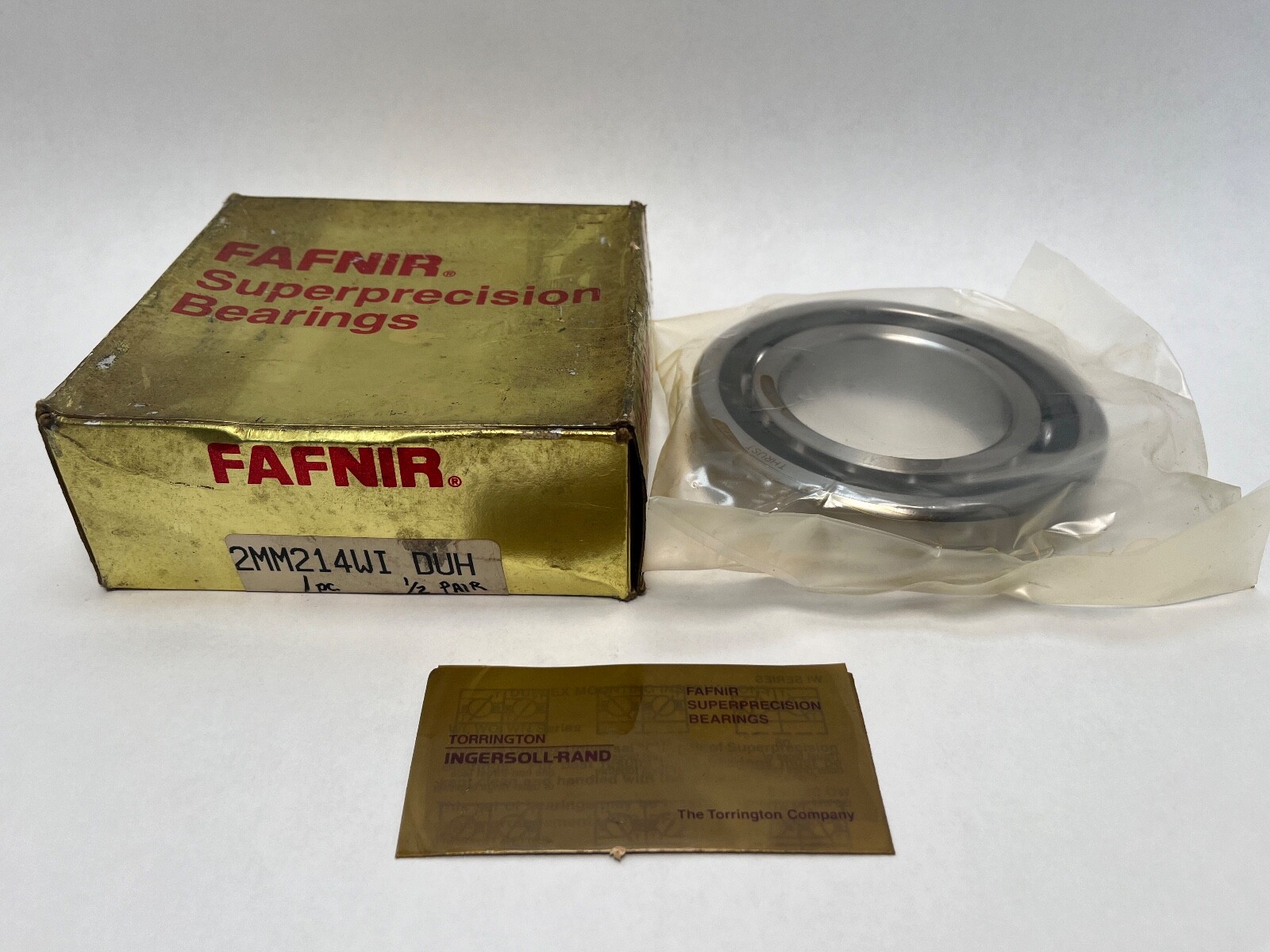 Fafnir 2MM214WI-SUH Bearing 70x125x24 mm 7214C 2-MM-214-WI-DUH USA