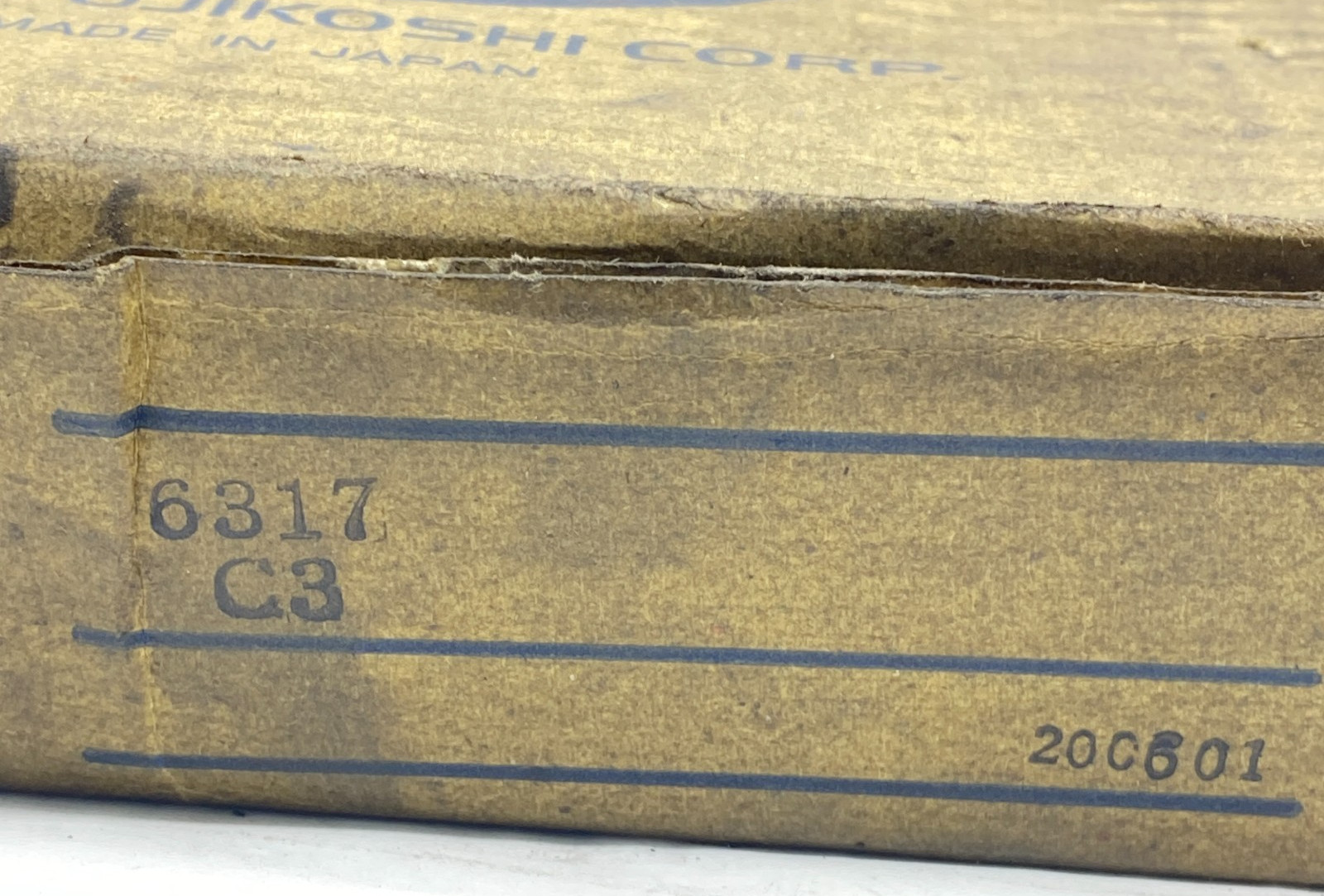 Nachi 6317 C3 Ball Bearing Deep Groove 85mm ID X 180mm OD X 41mm