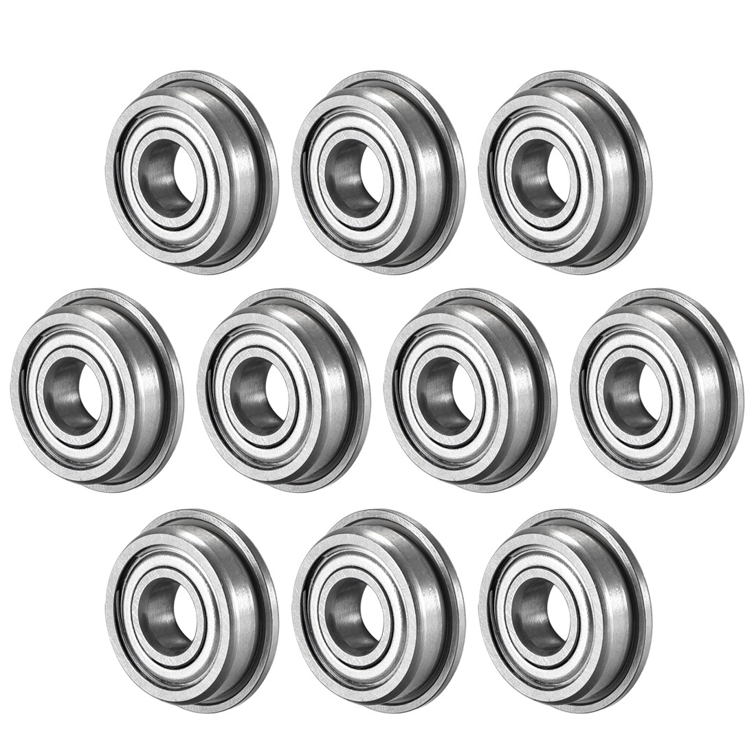10 Pcs 5mmx13mmx4mm Flange Ball Bearing Double Double Shielded Bearings F695ZZ