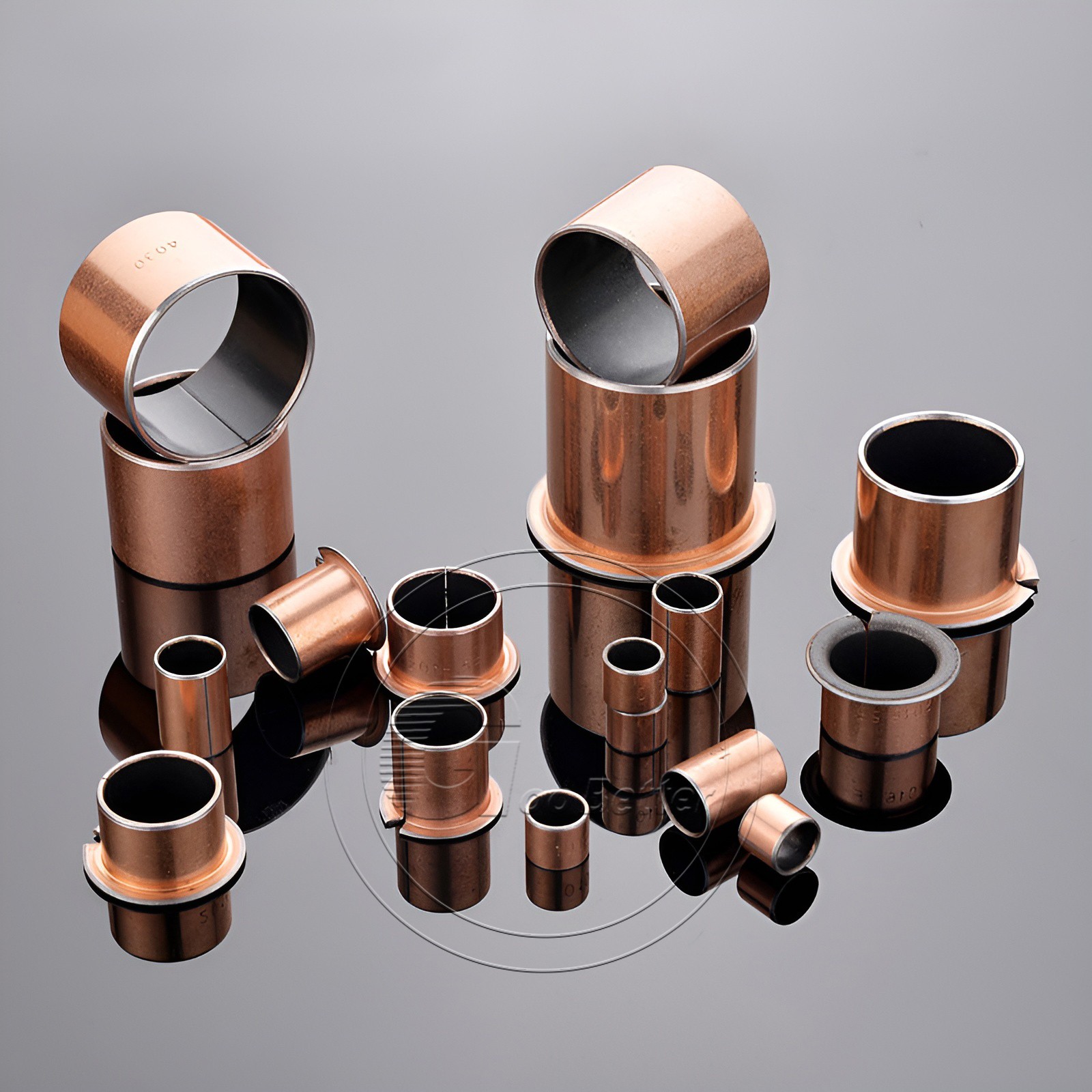 4mm-60mm Bore Self Flange Lubricating Oilless Bearing Sleeves Composite Bushing