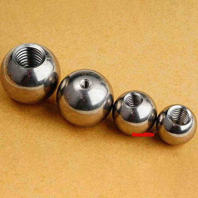 M2-M12 Thread Blind Hole Stainless Steel Balls Solid Metal Bearing Ball Ø7-25mm