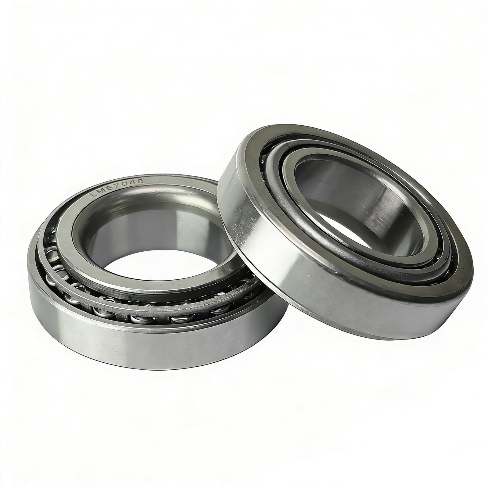 2 Sets LM67048/LM67010 Tapered Roller Wheel Bearing Cone Cup 1.25 Inch Bore