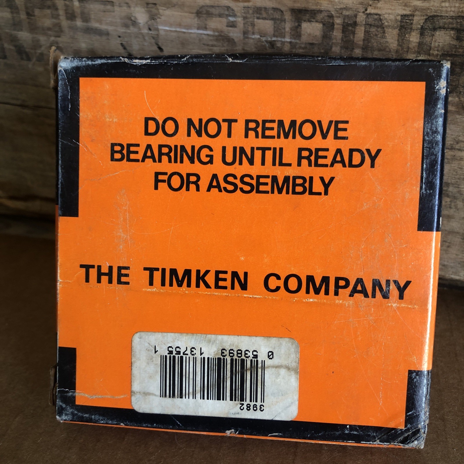 Timken Tapered Roller Bearing Part Number 3982 New NOS