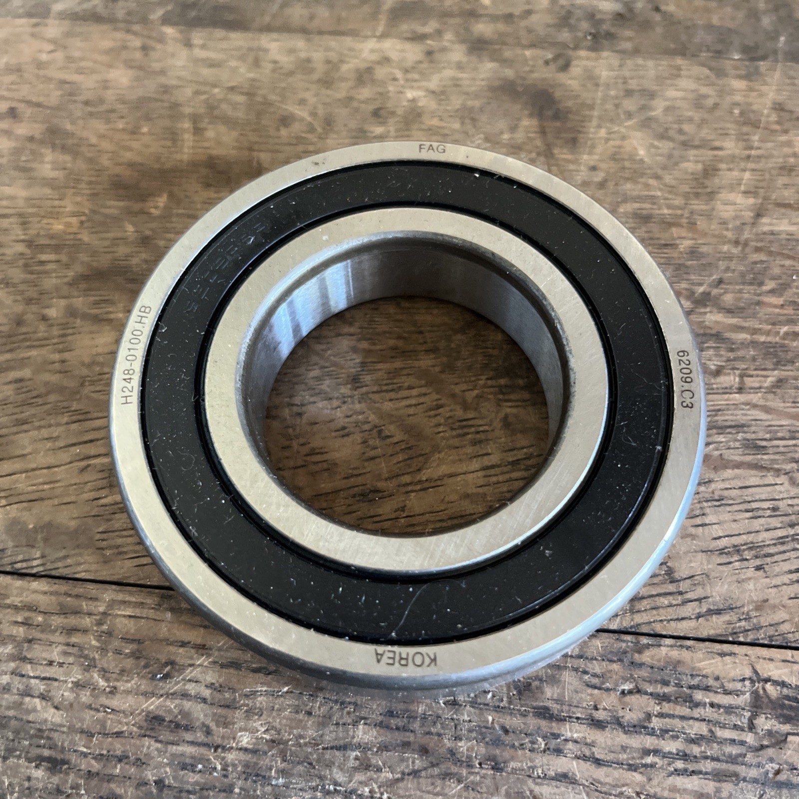 NOS FAG 6209 C3 DEEP GROOVE BALL BEARING