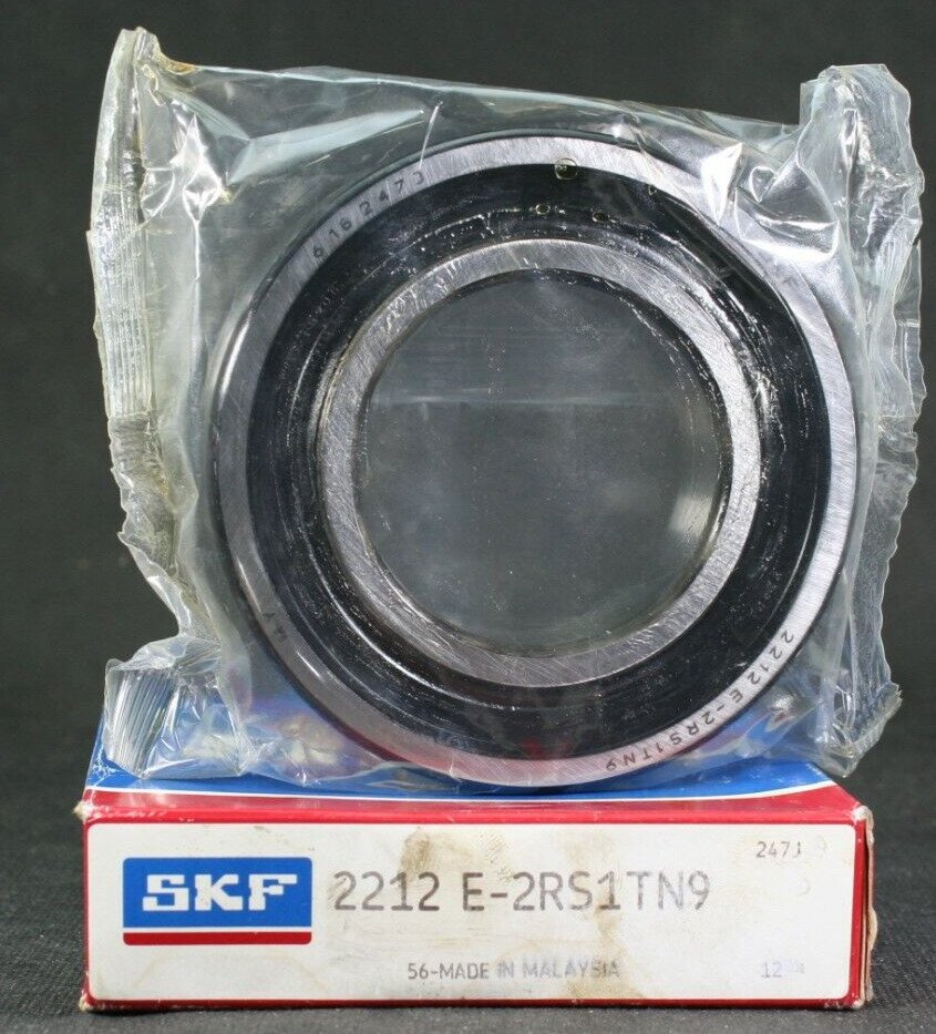 One (1) SKF 2212 E-RS1TN9 Self Aligning Bearing 60 MM ID Malaysia NEW