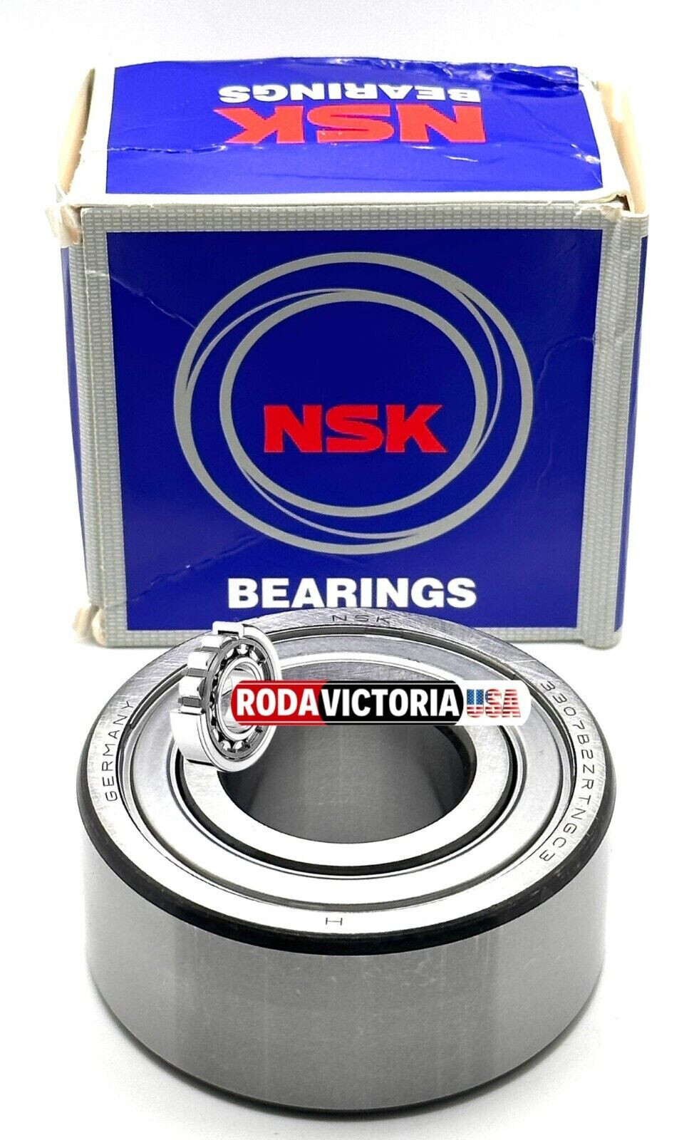 NSK GERMANY 3307 B 2ZRTNG C3 ANGULAR CONTACT BALL BEARING 35x80x34.9mm