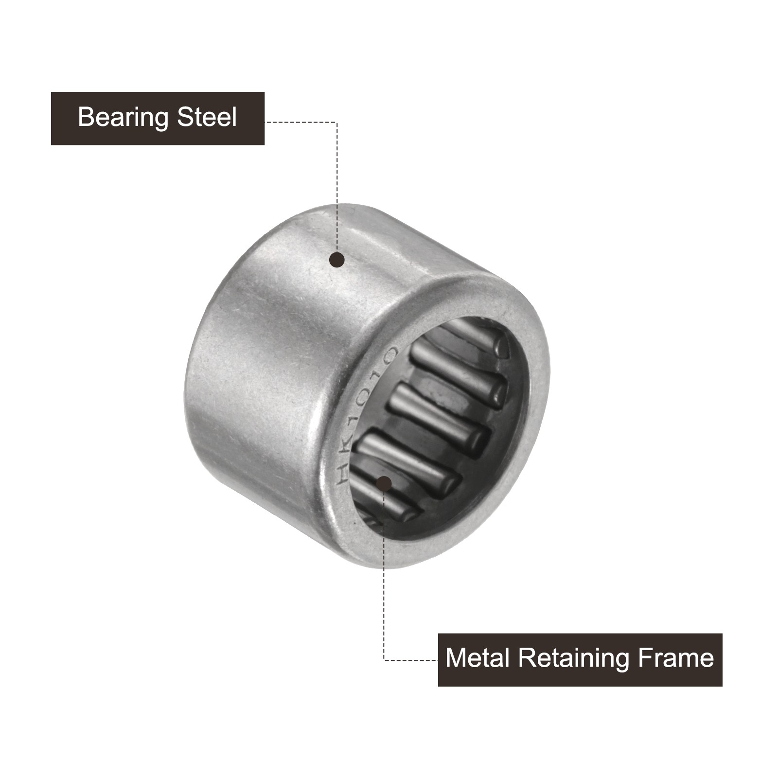 10Pcs HK1010 Needle Roller Bearings 10x14x10mm Chrome Steel Bearing