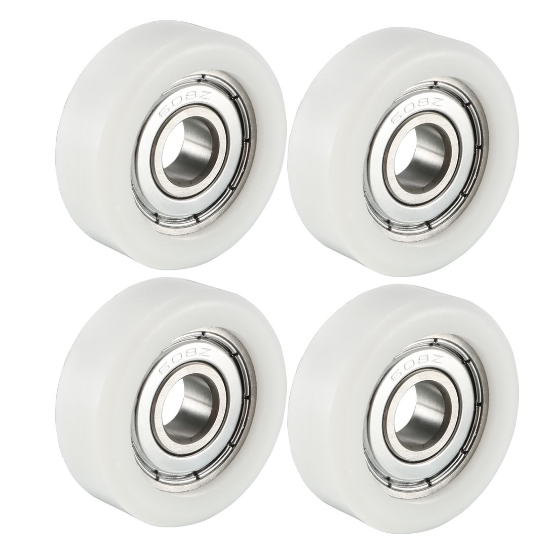 4Pcs 32x12mm Roller Idler Bearing Pulley with Bearings for Door and Window