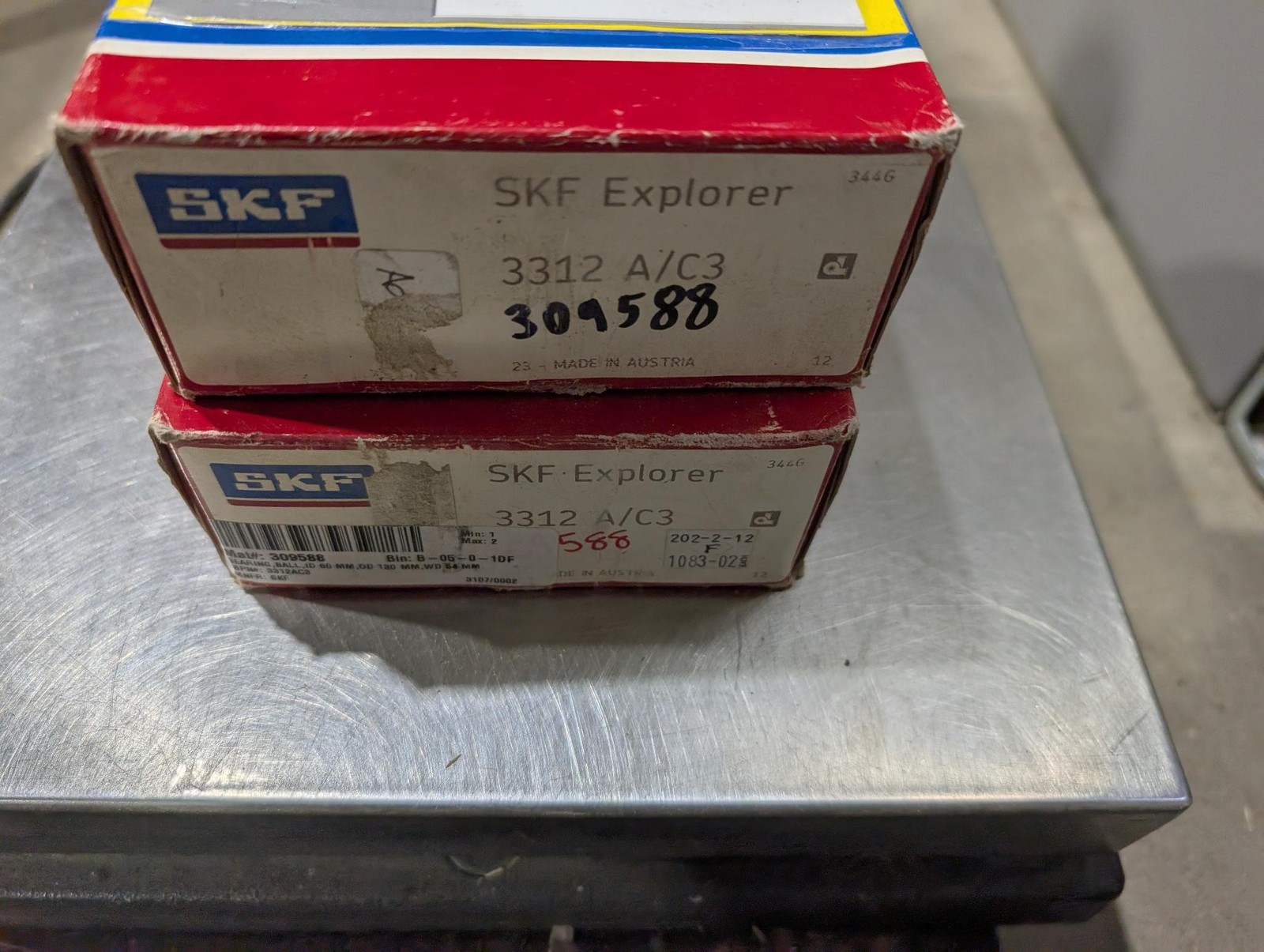 SKF Explorer Double Row Angular Contact Bearing – 3312A/C3 – NEW