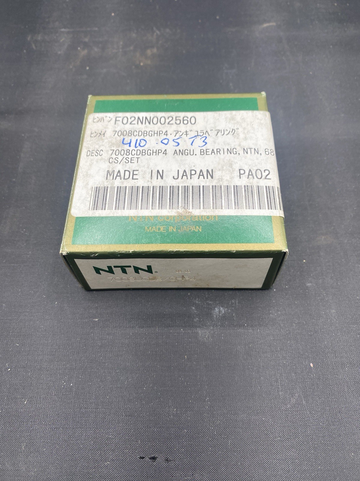 NTN 7008UCDB/GHP4 Angular Contact Bearings 1 Pair NOS B1