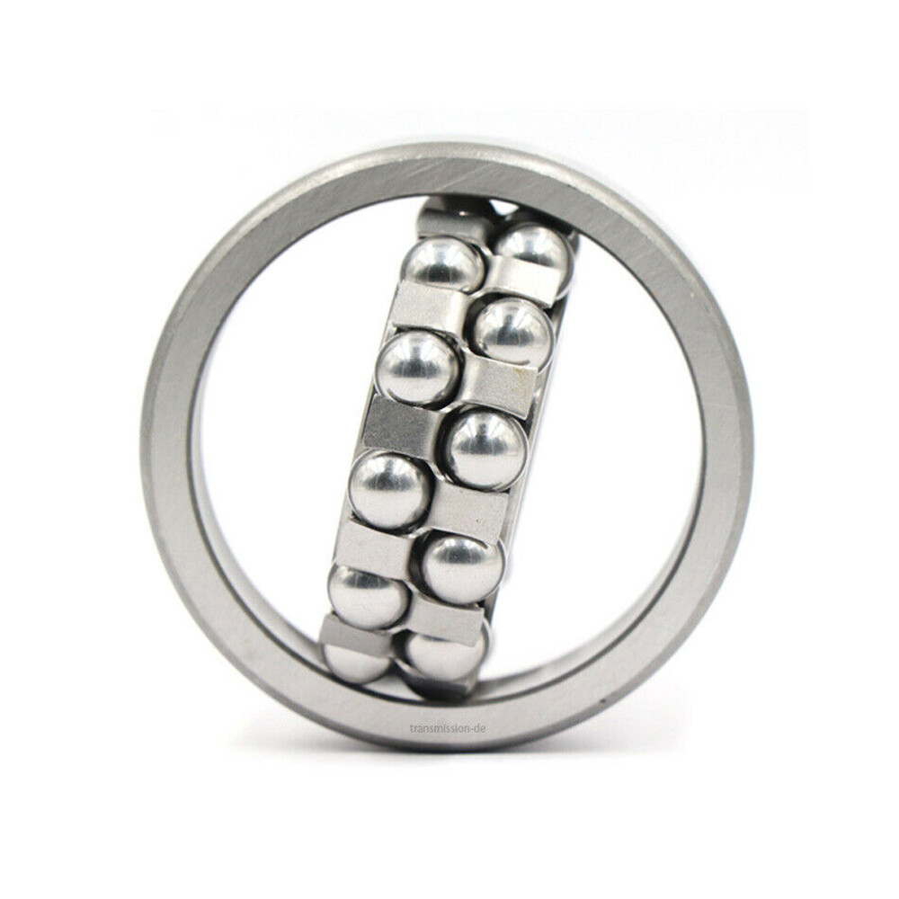 Bore 7mm-50mm Self Aligning Ball Bearings Double Row Ball Bearings NO.1018-2207