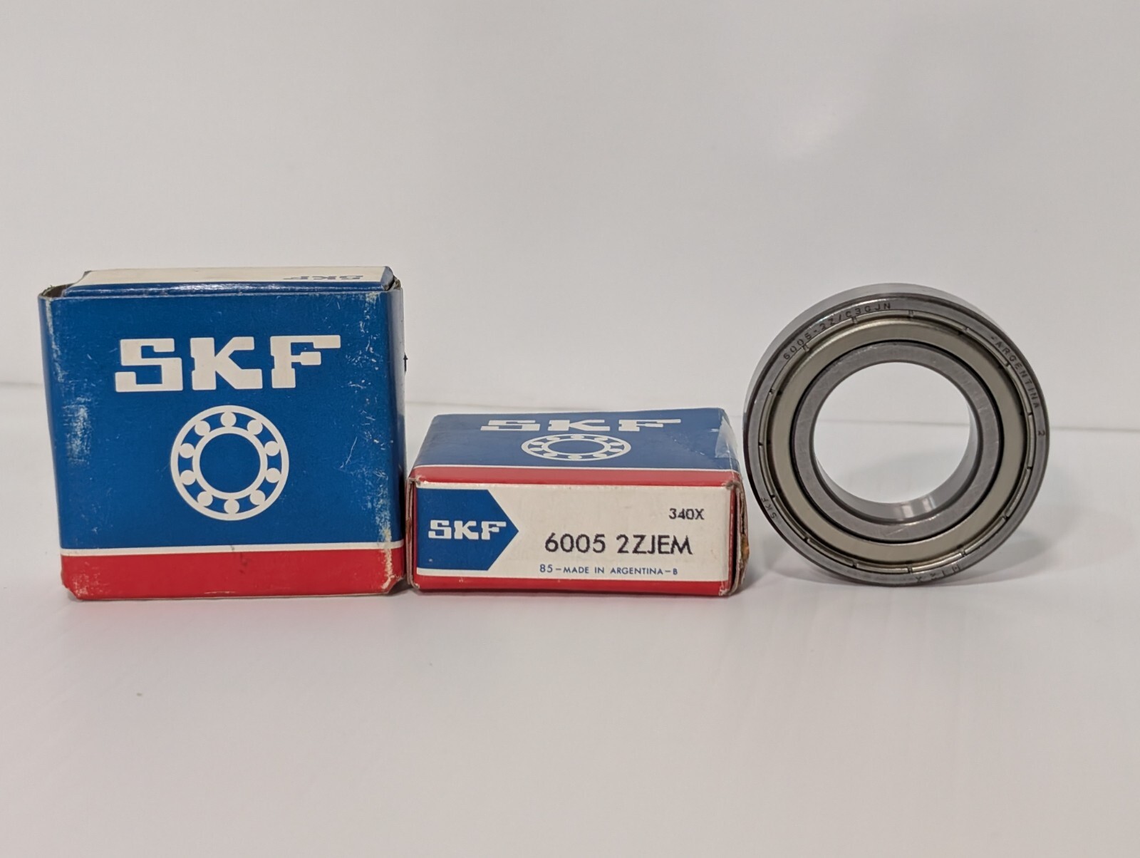SKF 6005-2ZJEM Single Row Deep Groove Bearing, 25mm ID, 47mm OD, 12mm Wide