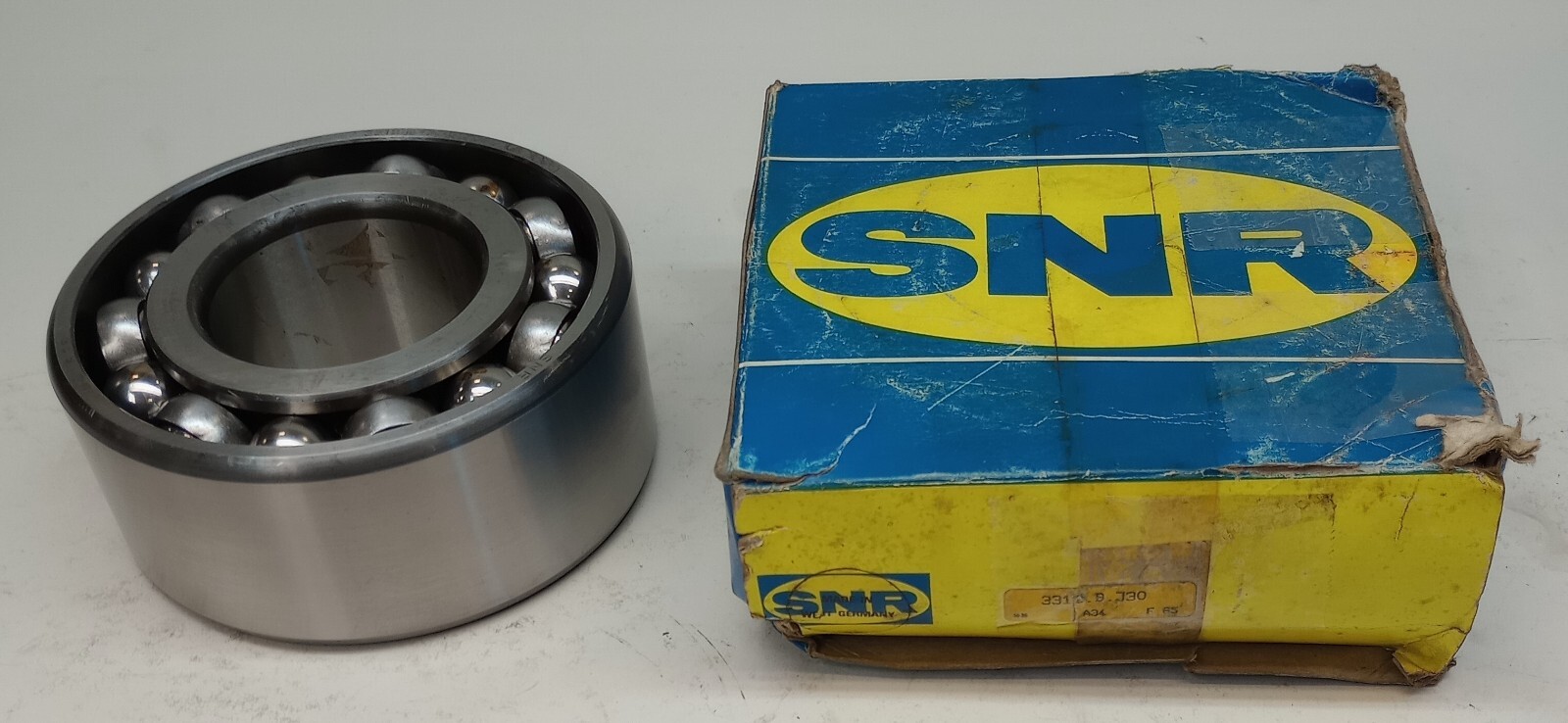 SNR 3312 B-J30 Angular Contact Bearing Double Row 60mm ID X 130mm OD X 54mm W