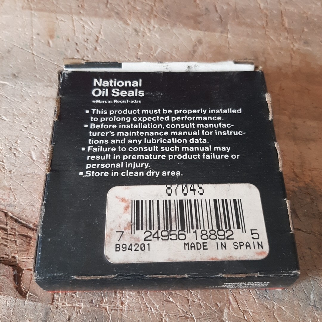8704s Seal National Oil Seals Federal-Mogul pto shaft wheel axil