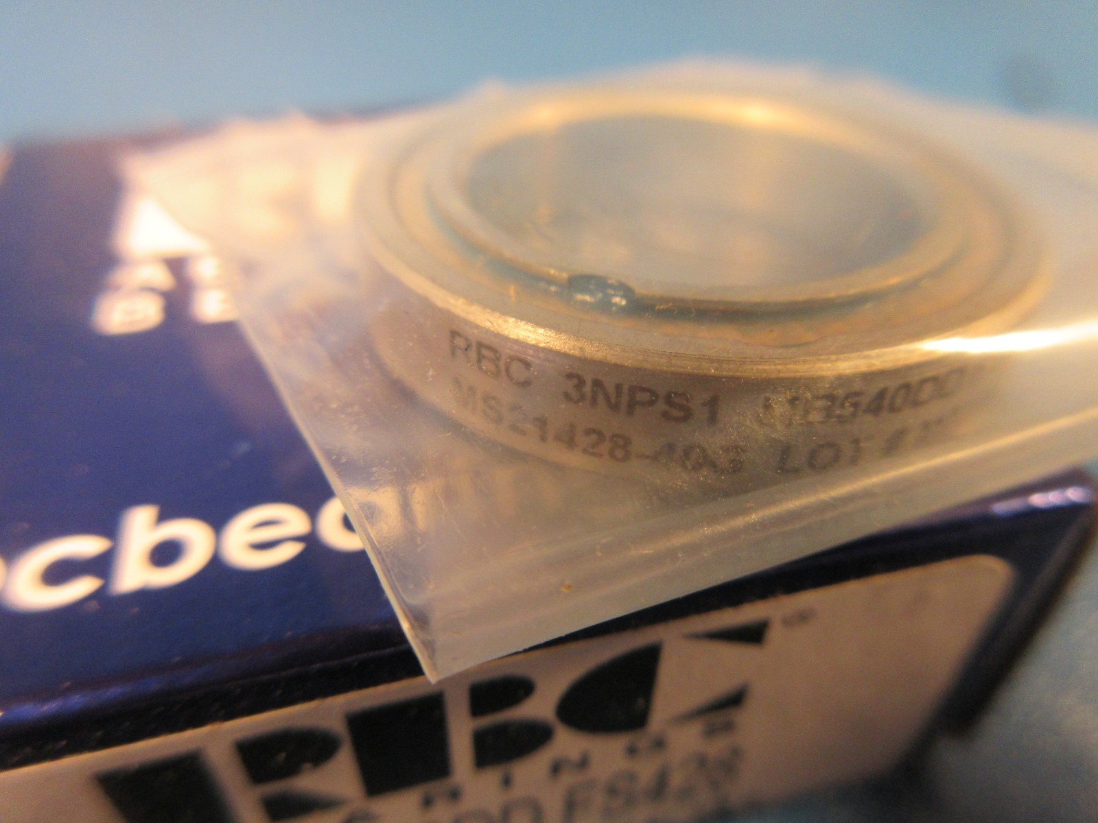RBC MB540DD FS428 Precision Control Bearing (MS21428-40G)