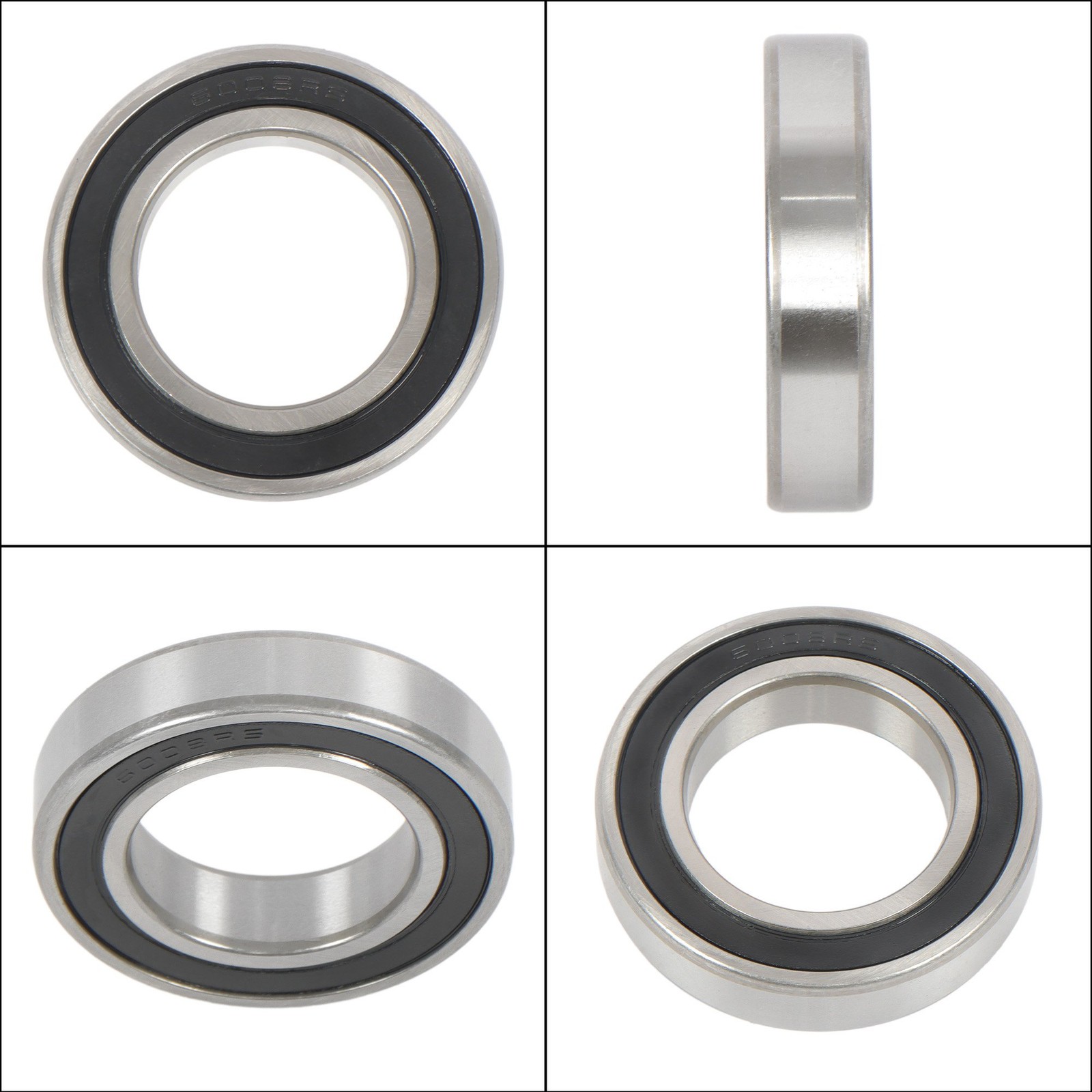 10pcs 6008-2RS Ball Bearings 40x68x15mm Double Rubber Sealed