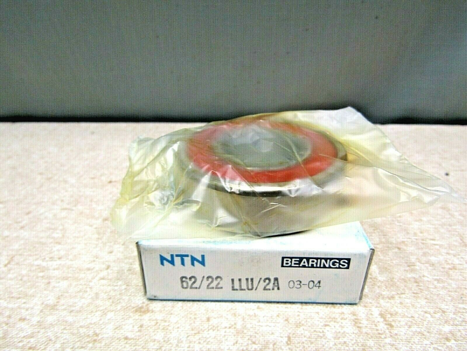 NTN Japan 62/22 LLU 22mm X 50mm X 14mm Sealed Deep Groove Bearing