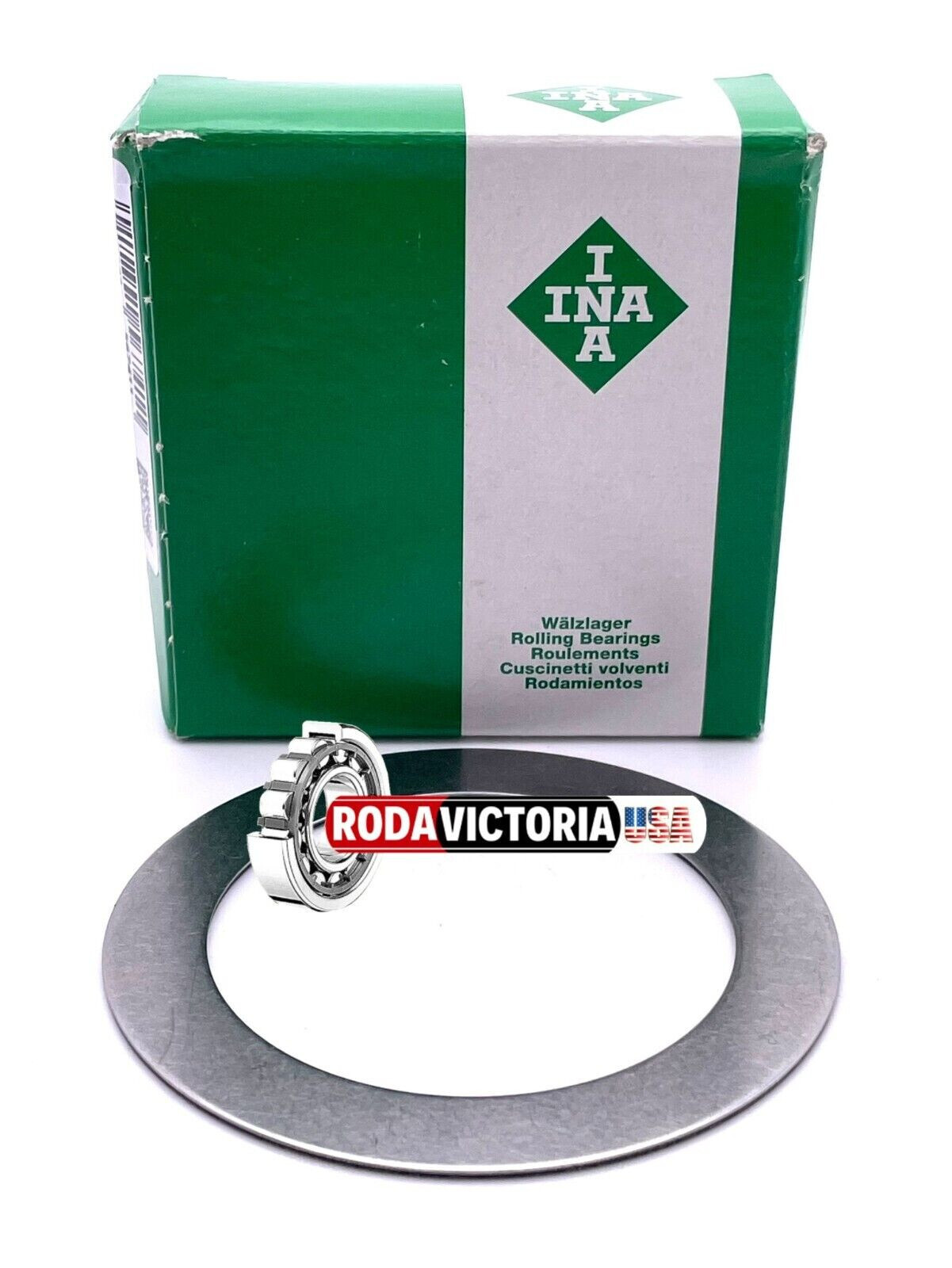 INA AS5070 Thin Thrust Roller Bearing Washer, Metric, 50mm ID, 70mm OD, 1mm
