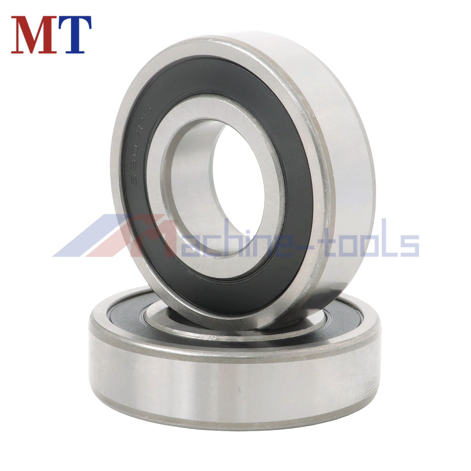 2 Pcs 6307-2RS Deep Groove Bearing 35x80x21mm Double Rubber Shielded