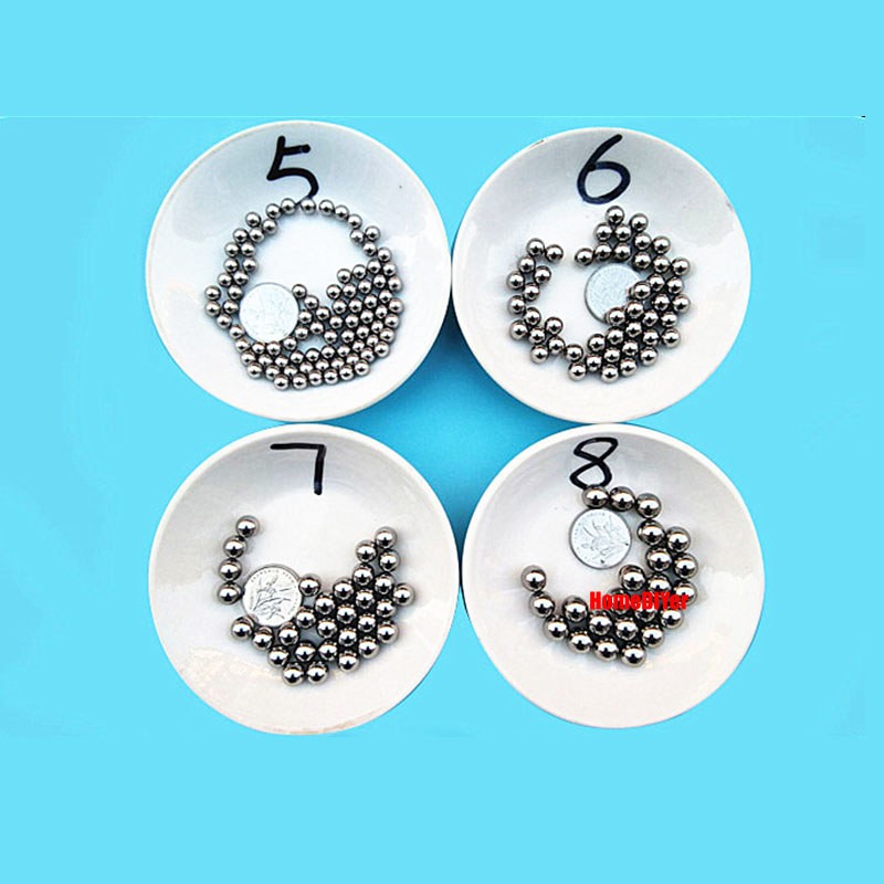 High Precision Carbon/Bearing Steel Balls Solid Metal Smooth Ball Diameter 1-6mm