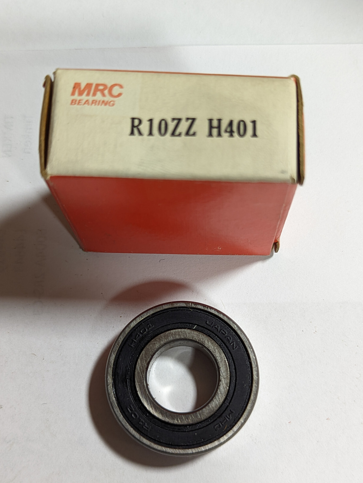 MRC R10ZZ Radial/Deep Groove Ball Bearing – Round Bore, 0.6250 in ID, 1.3750 in