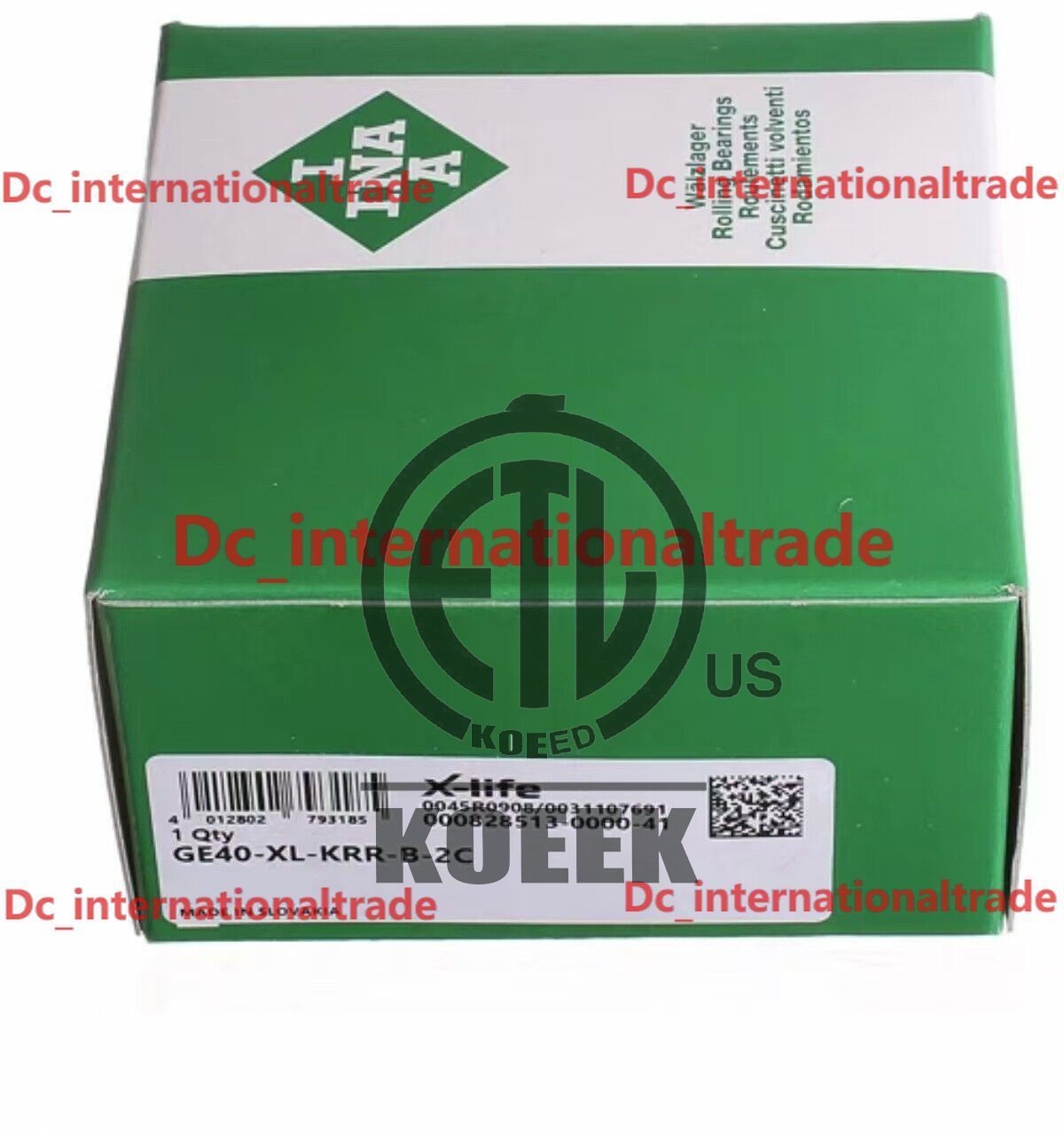 NEW INA GE40-XL-KRR-B-2C outer spherical bearing 1PCS #AT