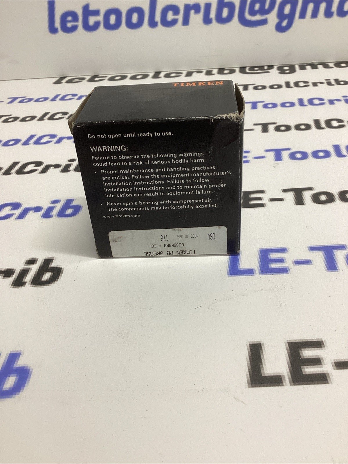 Timken Fafnir GE35KRRB 70mm X 110mm X 20mm Open Bearing I642