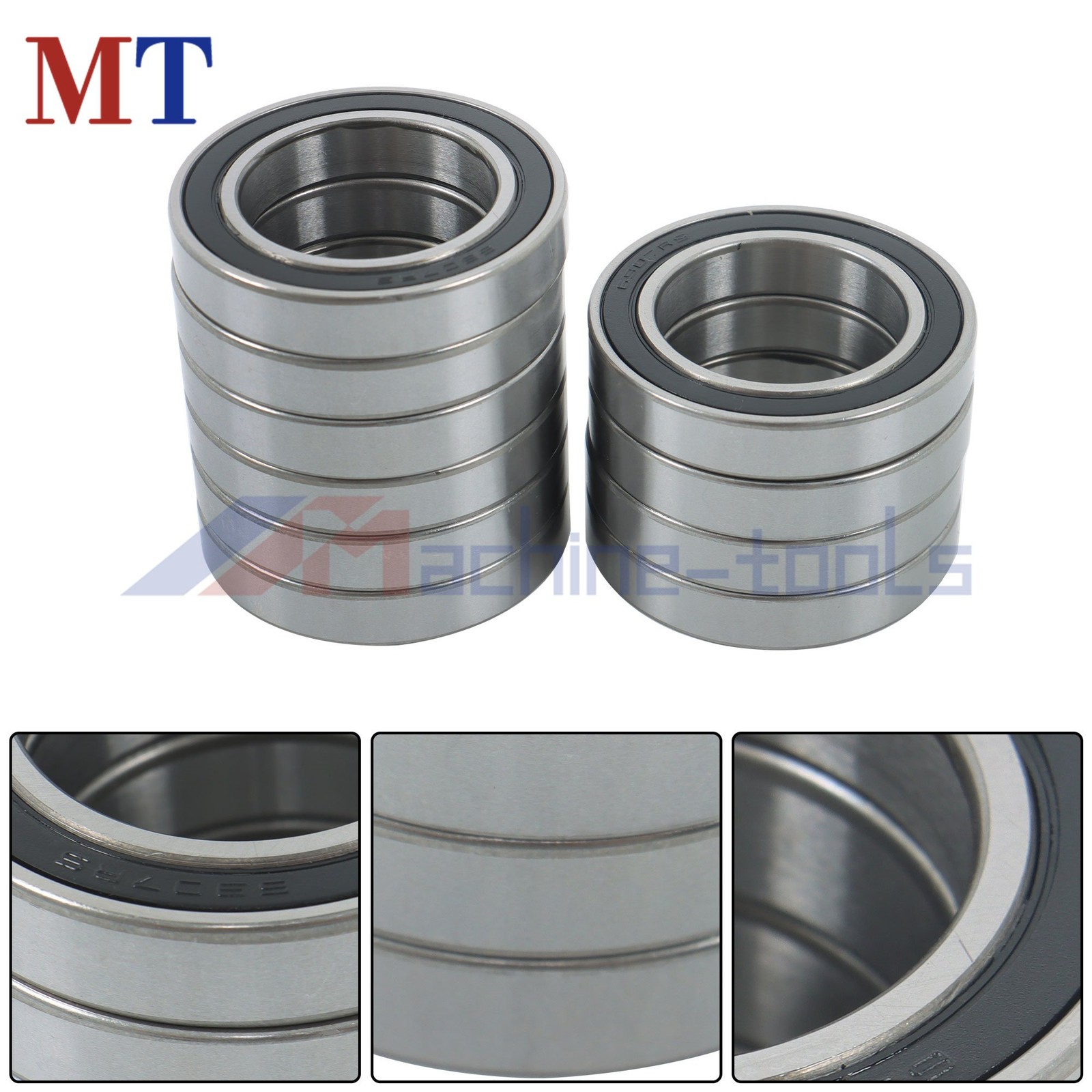 6907-2RS Rubber Sealed Ball Bearings 10pcs 35x55x10mm Set