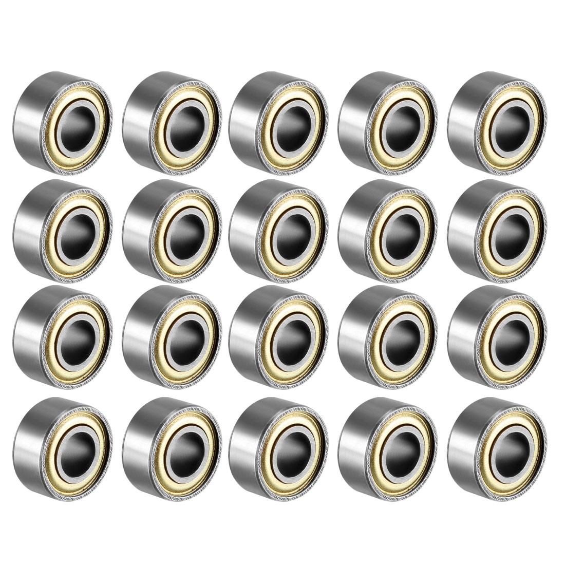 20pcs Deep Groove Ball Bearing 684ZZ Double Shield 4 x 9 x 4mm Carbon Steel