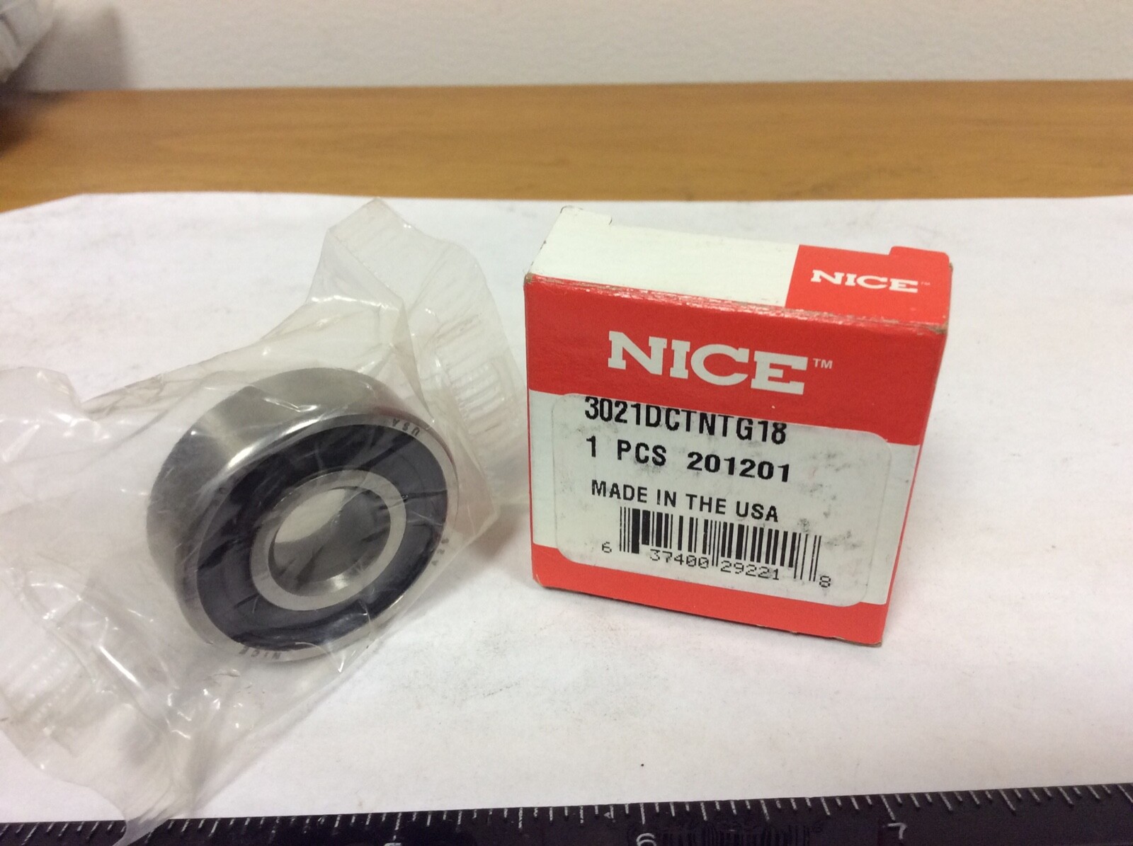 New Nice 3021DCTNTG18 Deep Groove Bearing, .500″ ID, 1.375″ OD, .4375″ Width