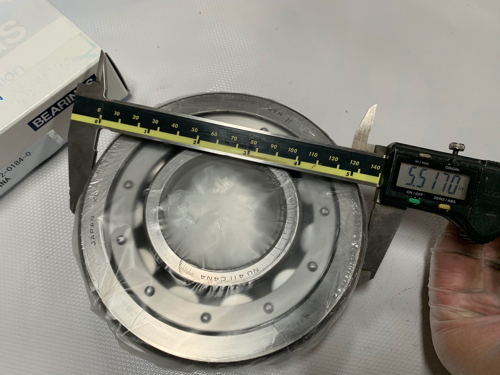 NTN Bearing XC NU411F1C4NA 411 NU411C4NA 55x140x33mm Japan 103-61-2-0184-0