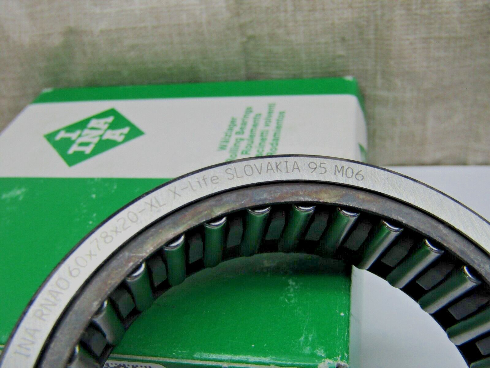 INA RNAO60X78X20 60mm X 78mm X 20mm Needle Roller Bearing