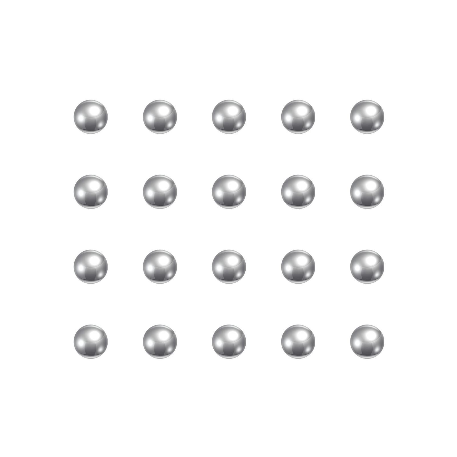 2500pcs 2.5mm Carbon Steel Bearing Balls G1000 Precision