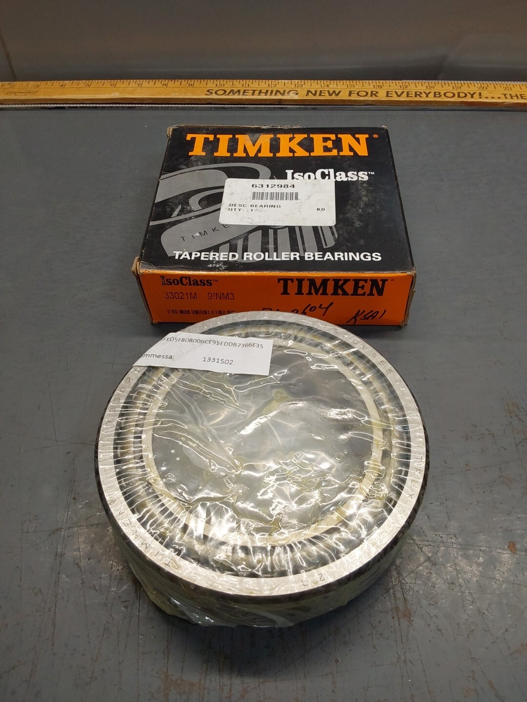 NOS Timken 33021M-91NM3 Tapered Roller Bearing Set. Cone X33021M Cup Y33021M