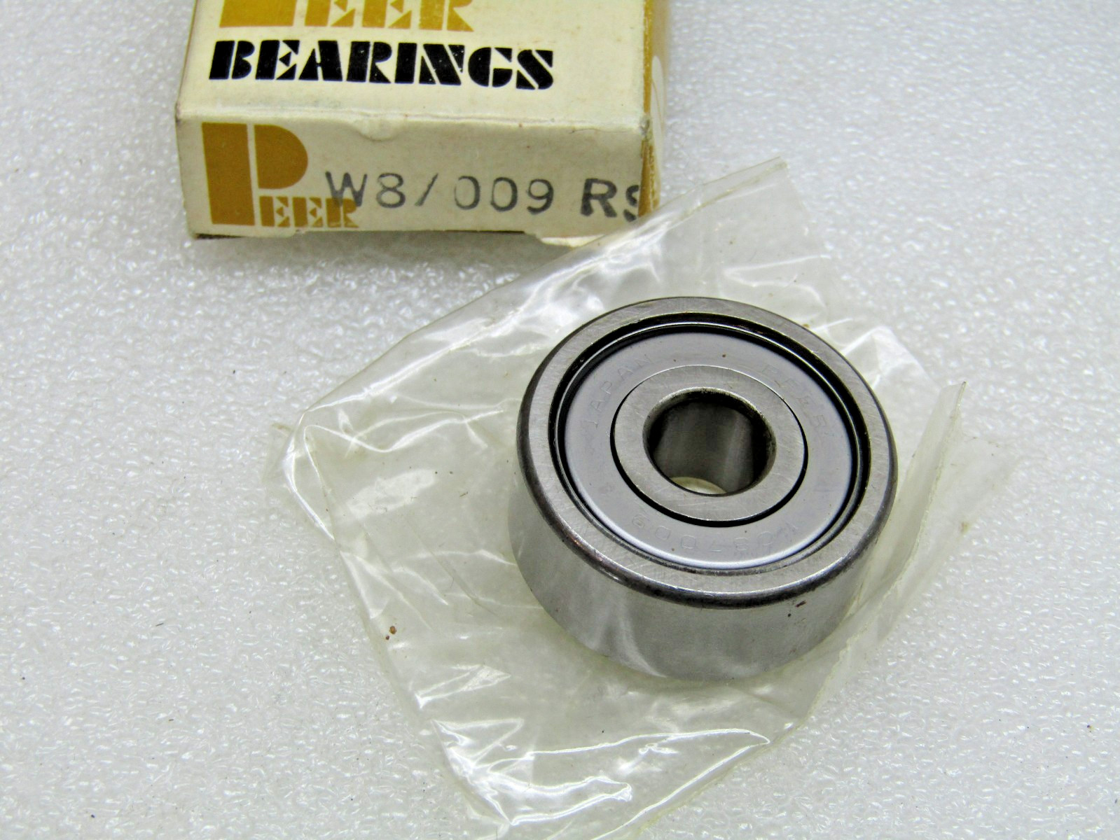 Peer W87009 RS 9mm X 30mm X 12.7mm (1/2″) Bearing w/ 1 Seal + 1 Shield
