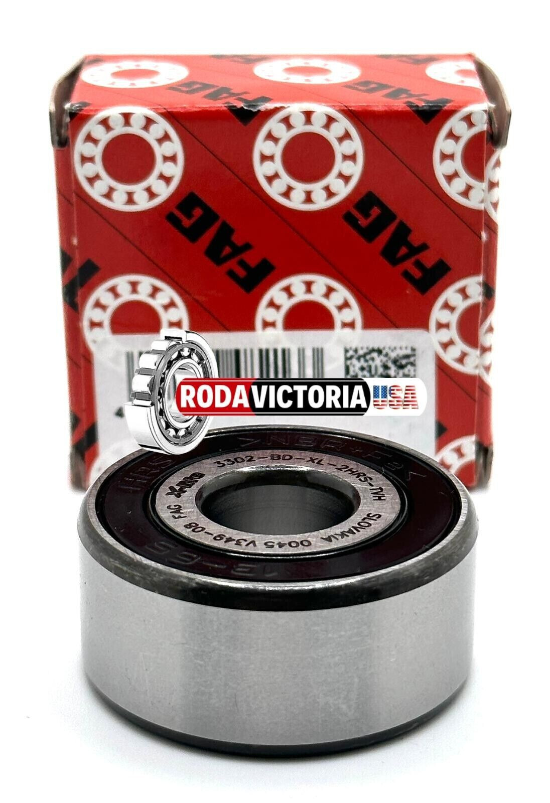 FAG 3302 BD XL 2HRS TVH C3 ANGULAR CONTACT BEARING, RUBBER SEALED 15x42x19mm