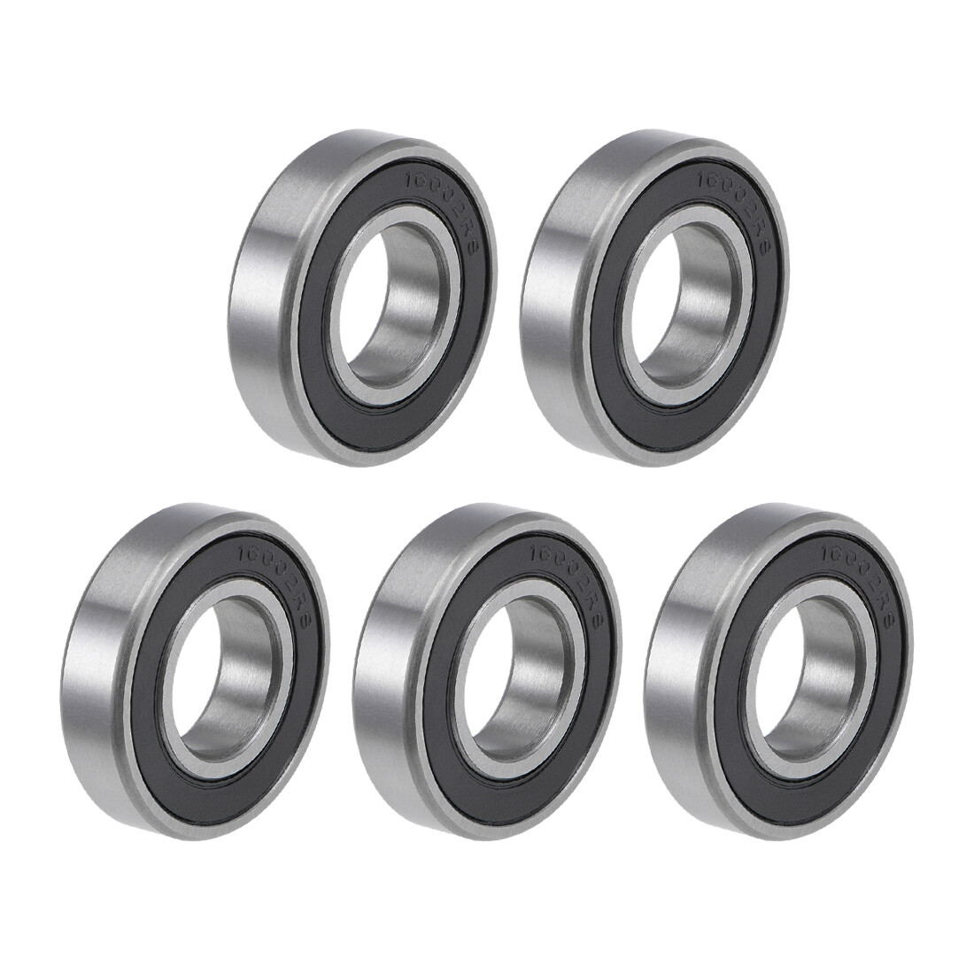 16002-2RS Ball Bearings Z2 15x32x8mm Double Sealed Chrome Steel 5pcs