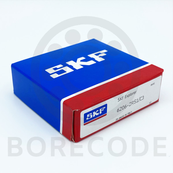SKF 6206-2RS1/C3 Deep groove ball bearing with seals