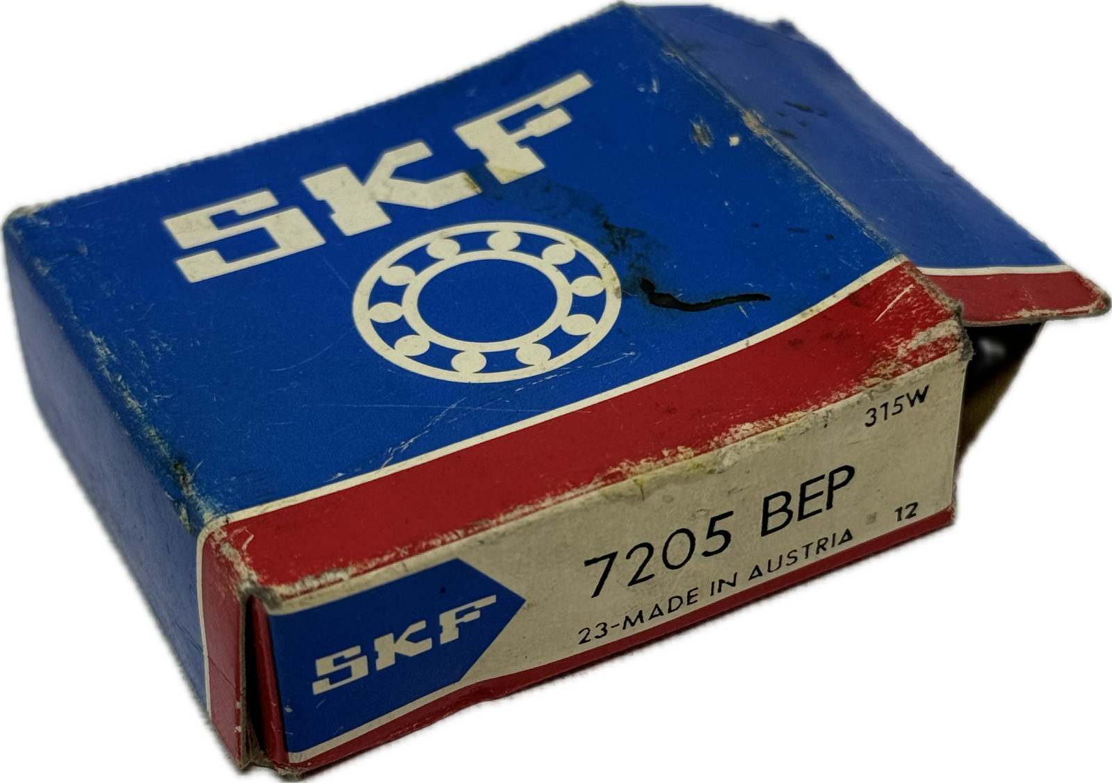 SKF 7205 BEP BEARING SINGLE ROW ANGULAR CONTACT BALL BEARING 40° 25MM BORE NEW