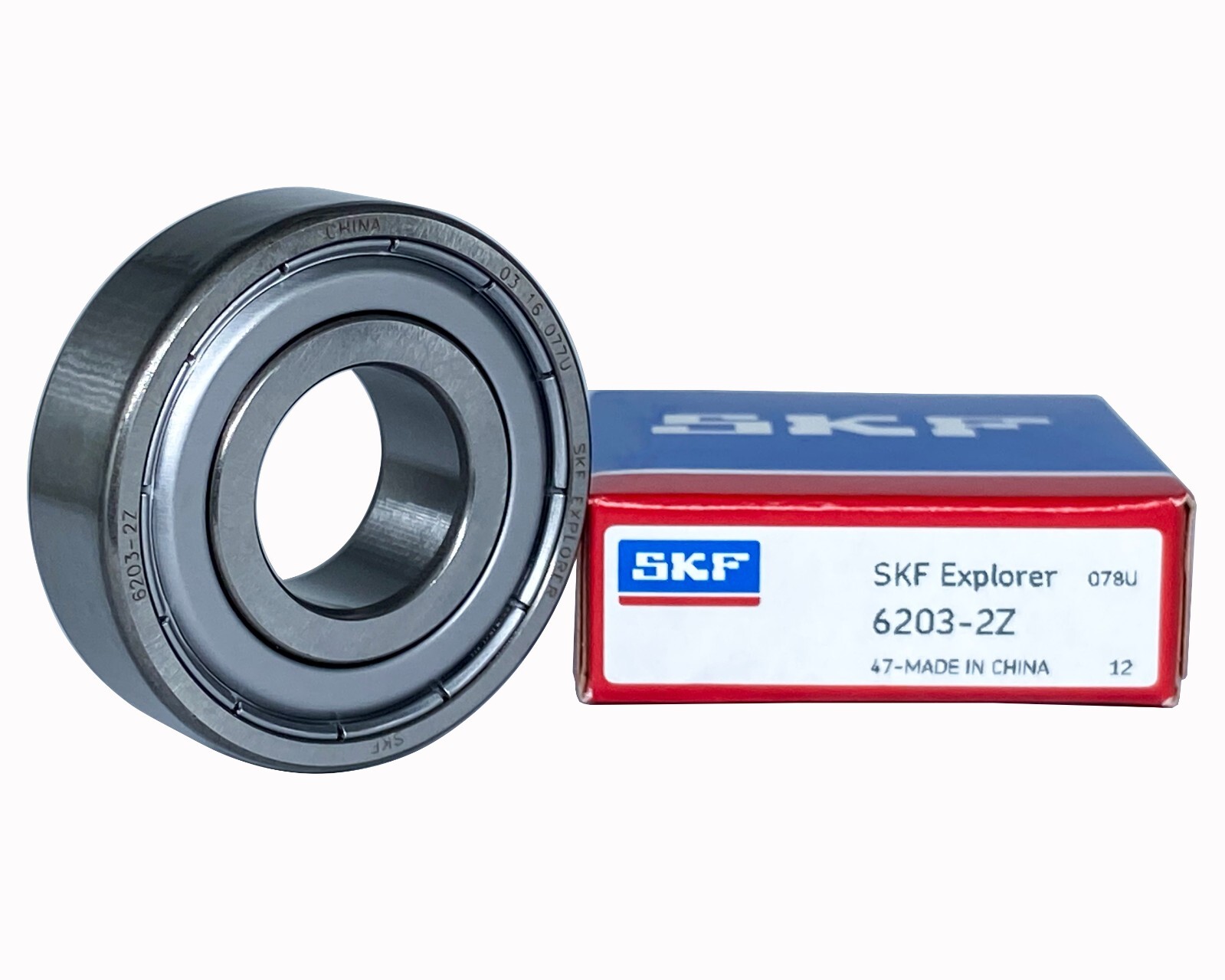 10PACK SKF Bearings 6203-2Z 6203ZZ 17X40X12MM Double Metal Seal Bearings