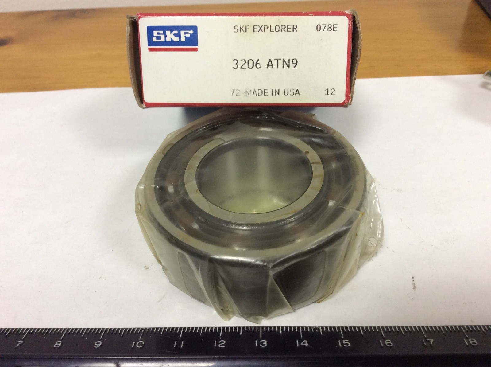 SKF 3206 ATN9 Explorer Double Row Bearing, 30mm ID, 62mm OD, .9375″ Wide