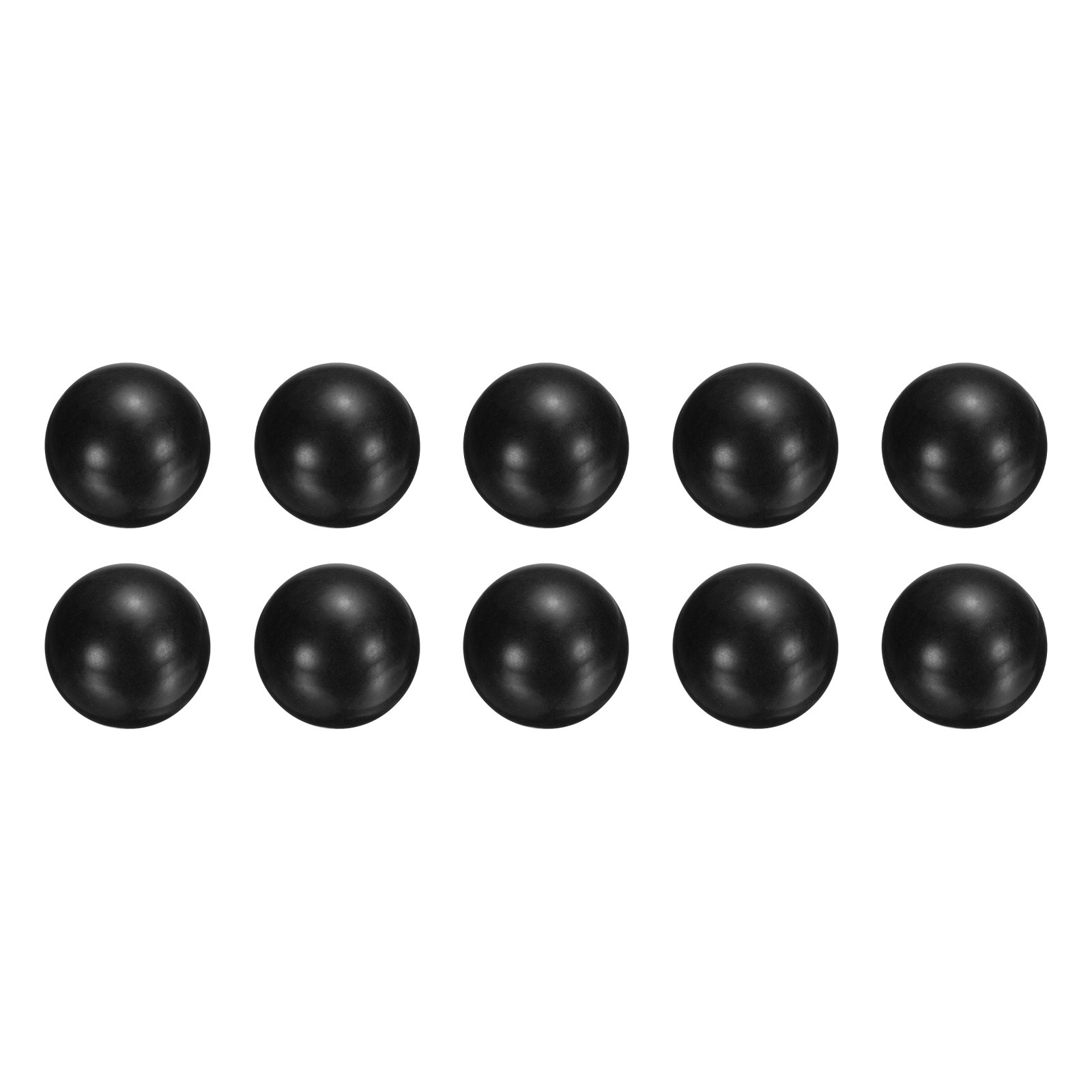 10pcs POM Plastic Bearing Balls G2 11/16″(17.3mm) Solid Plastic Balls Black