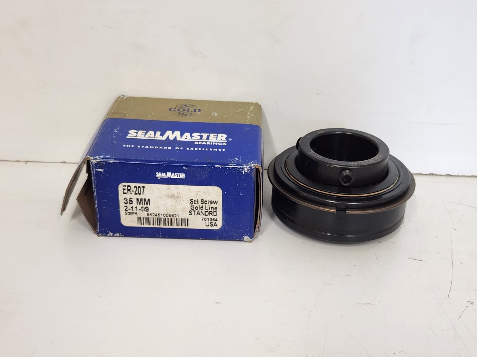 NEW OLD STOCK! SEALMASTER GOLD LINE 35MM BALL INSERT BEARING ER-207