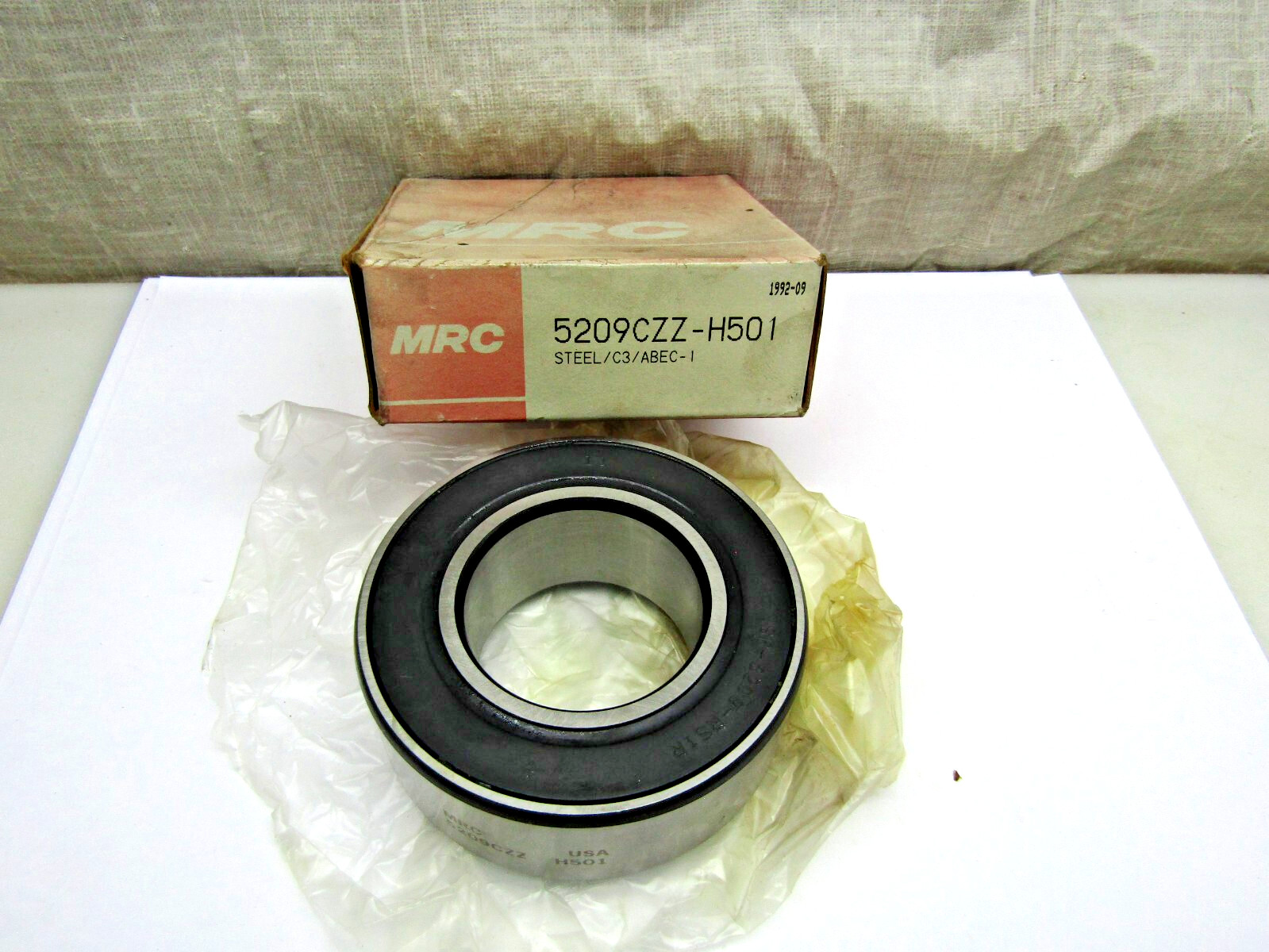 MRC SKF 5209CZZ 45mm X 85mm X 1.1875 in Sealed Angular Contact Bearing
