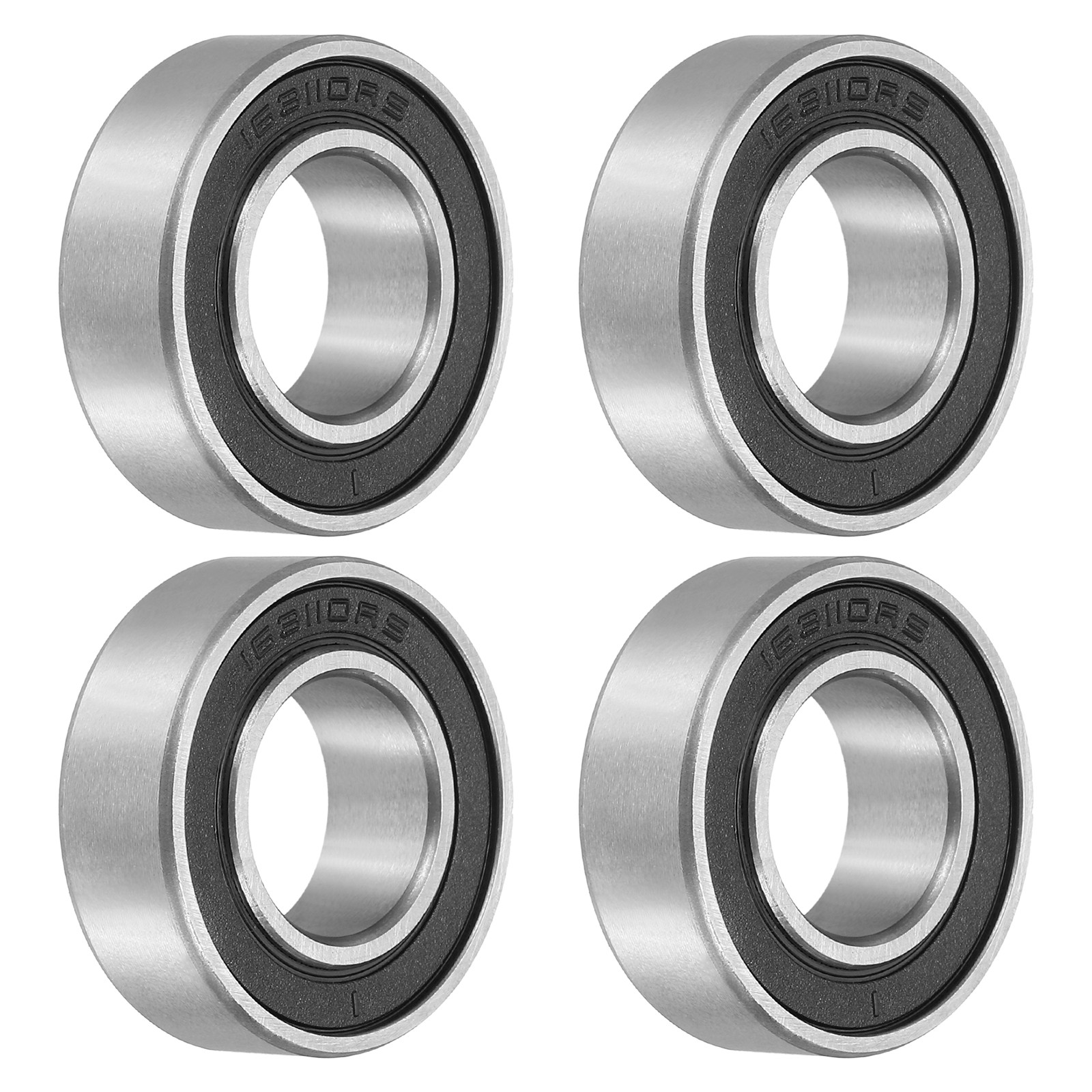 4Pcs 163110-2RS Non-Standard Ball Bearings 16mm x 31mm x 10mm, ABEC3